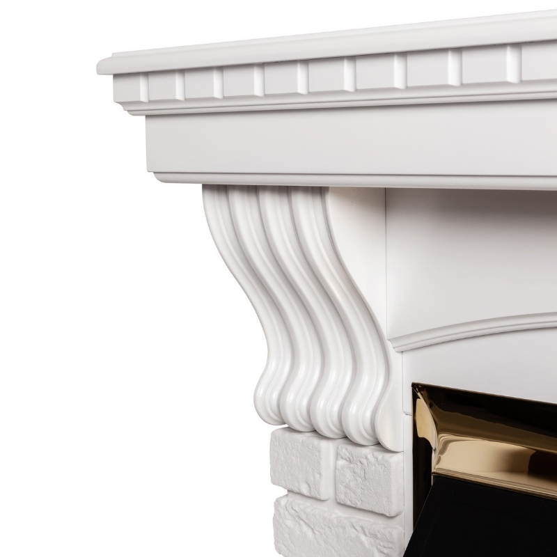 Каминокомплект RealFlame JAZZ STD/EUG WT+ FOBOS LUX BL 10021179 в Кинешме
