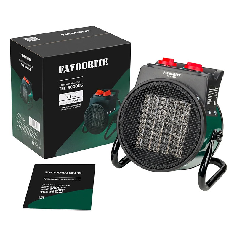 Тепловентилятор керамический Favourite TSE 3000RS 138103002 (3кВт) в Туле