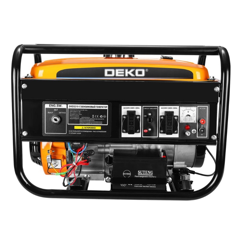Генератор бензиновый Deko DKEG210-E 065-1085-1, 3.2 кВт, электростартер