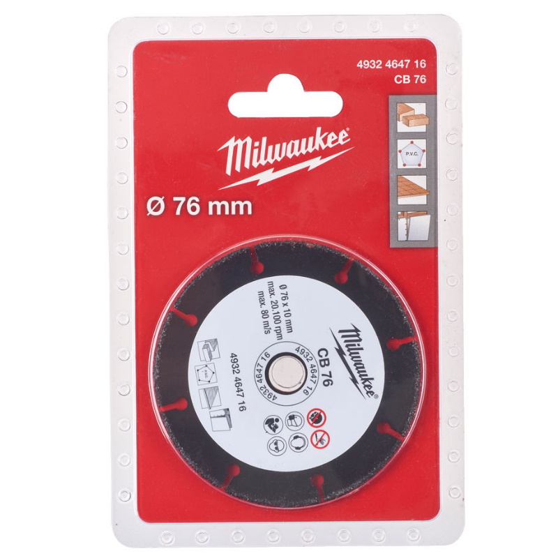 Диск Milwaukee 4932464716 по дереву и пластику
