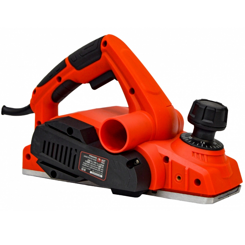 Рубанок электрический Brait P822 21.01.242.106, 800Вт,размер ножа 82*5,7*1,2 мм, 17000 об/мин