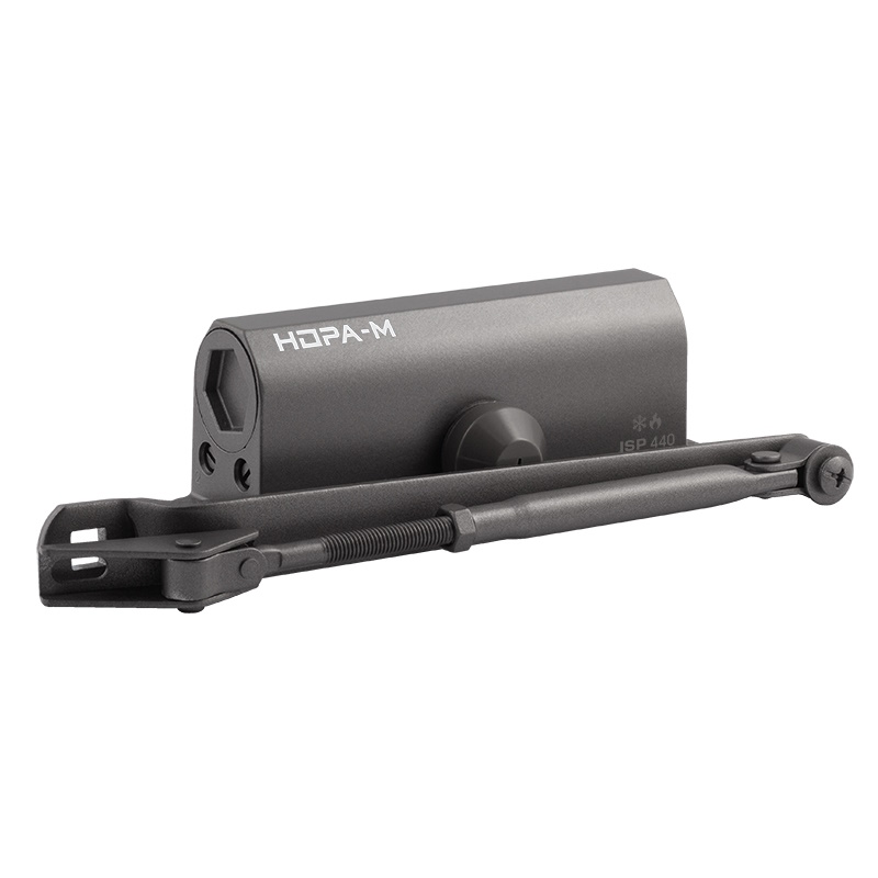 Доводчик дверной Нора-М Isparus ISP 440 17203, от 80 до 140кг, графит в Рыбинске