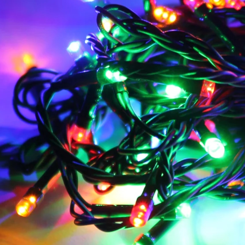 Гирлянда светодиодная Космос KOC_GIR50LED_RGB 476080, 50LED, 6.5м, 8 режимов в Муроме