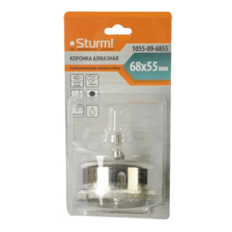 Коронка алмазная Sturm 1055-09-6855 в Твери
