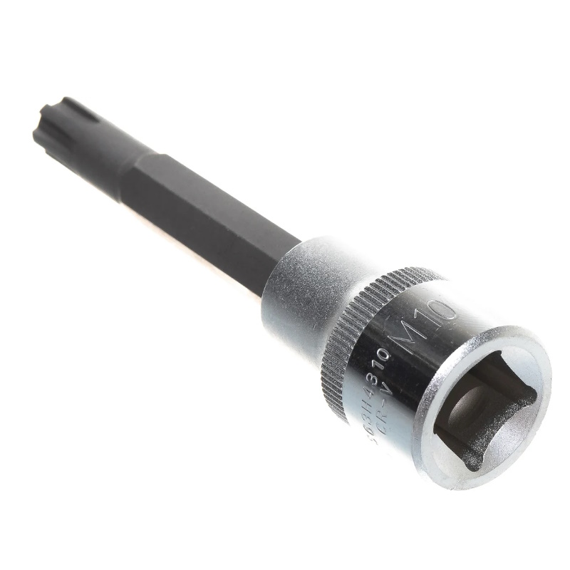 Торцевая насадка Jonnesway S63H4310 049452, 1/2"DR, с вставкой-битой RIBE для болтов ГБЦ двигателей VAG, М10S, 100 мм в Кинешме