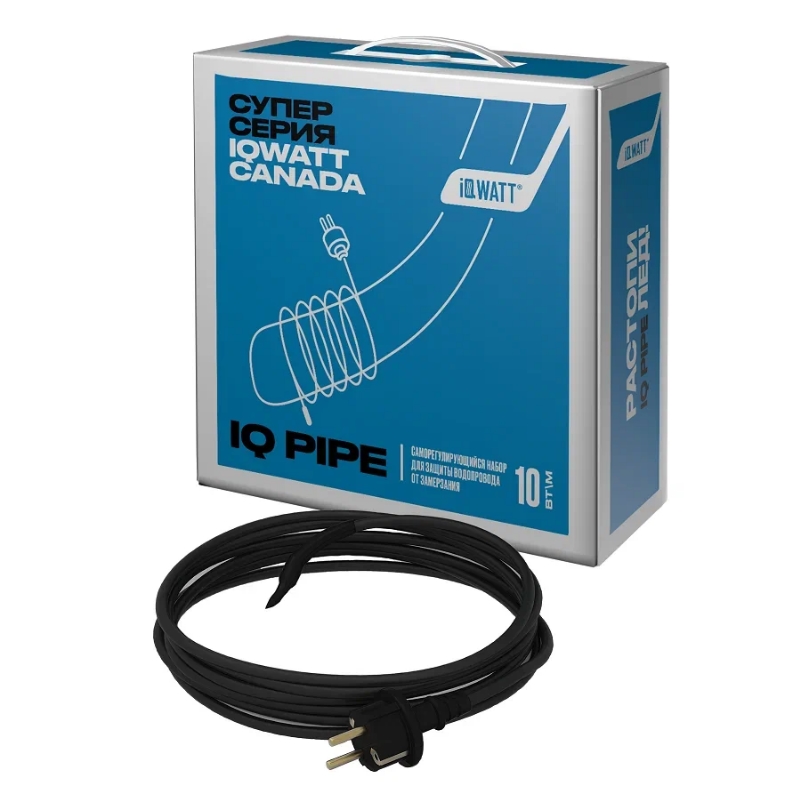 Набор для защиты водопровода от замерзания Iqwatt IQ PIPE 19m 00308 в Александрове