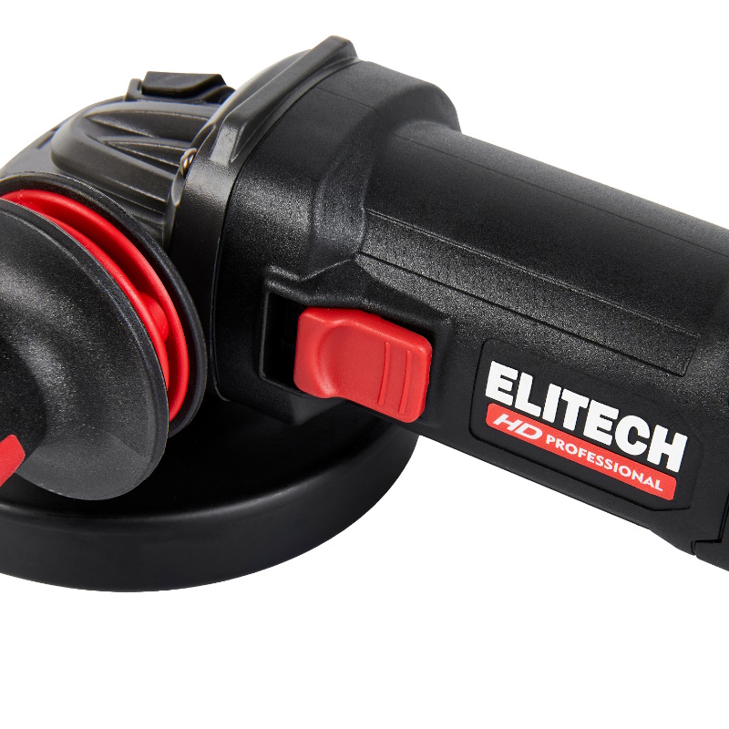 Угловая шлифмашина (болгарка) Elitech AG 1412E E2213.050.00, 125 мм, 1400 Вт, плавный пуск, регулировка оборотов в Ярославле