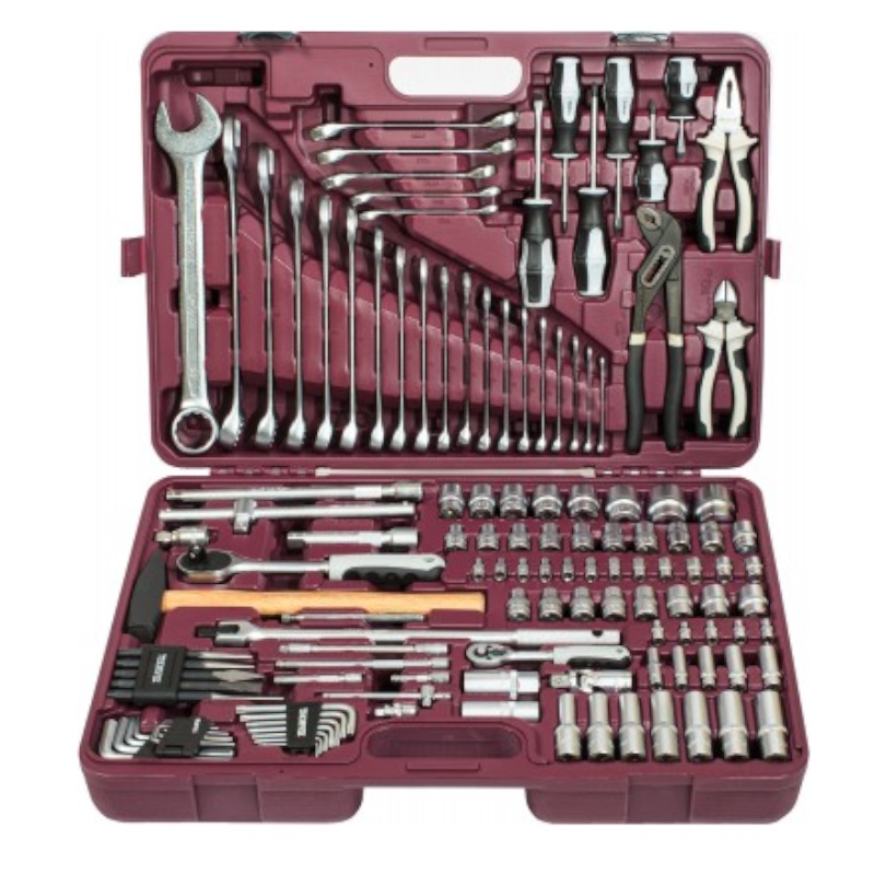 Набор инструмента универсальный Thorvik UTS0127 052800, 1/4", 1/2"DR, 127 предметов в Костроме