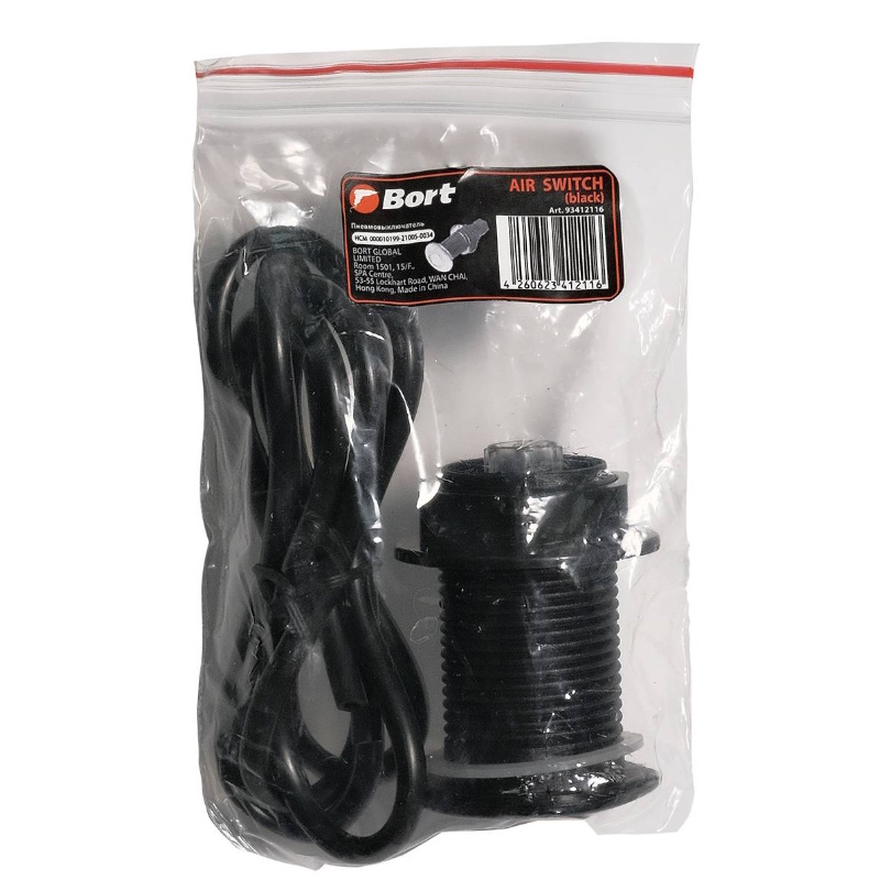 Пневмовыключатель Bort Air switch 93412116, black в Ярославле