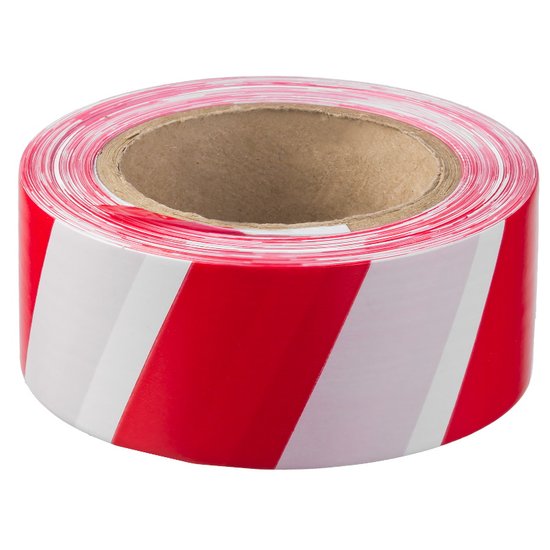 Сигнальная лента Зубр Мастер 12240-75-200 цвет красно-белый 75мм х 200м 176₽