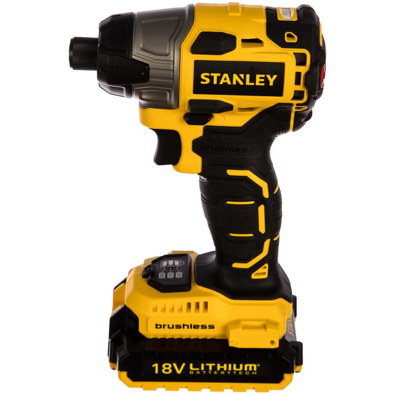 Аккумуляторный винтоверт Stanley SBI201D2K-RU (2 аккумулятора, напряжение 18v, вес 1.3 кг) в Туле