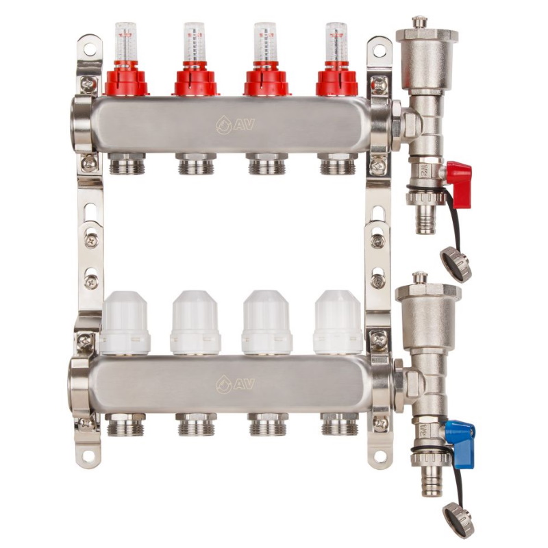 Коллекторная группа AV Engineering AVE136 AVE13600104Kplus 4 выхода 6126₽