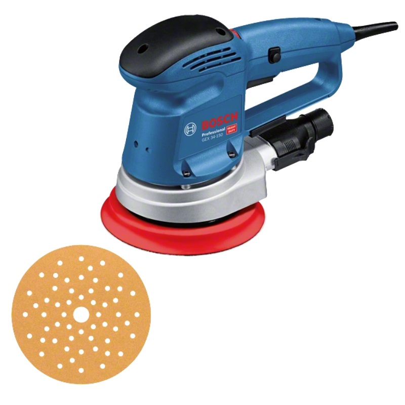 Шлифмашина эксцентриковая Bosch GEX 34-150 0.601.372.800 в Туле