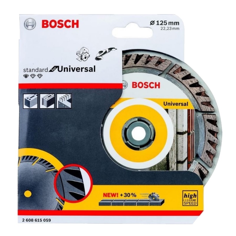 Алмазный диск Bosch Standard for Universal 2.608.615.059 (125x22,23 мм) в Ярославле