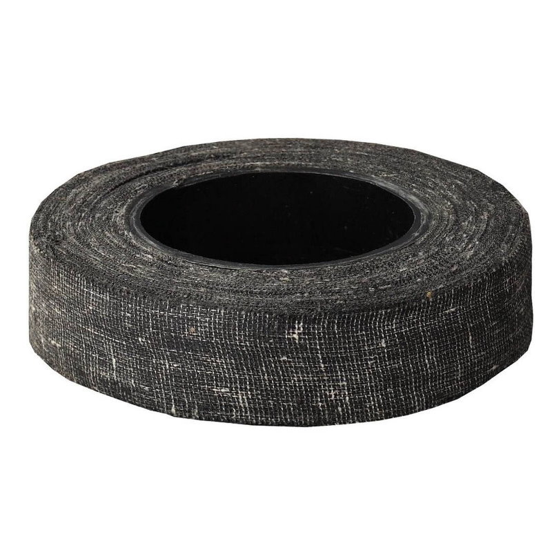 Изолента Зубр 1230-120, армированная х/б тканью, 90 г, черная