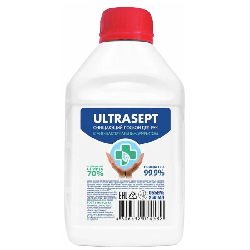Лосьон Ultrasept очищающий для рук с антибактер эффектом 183₽