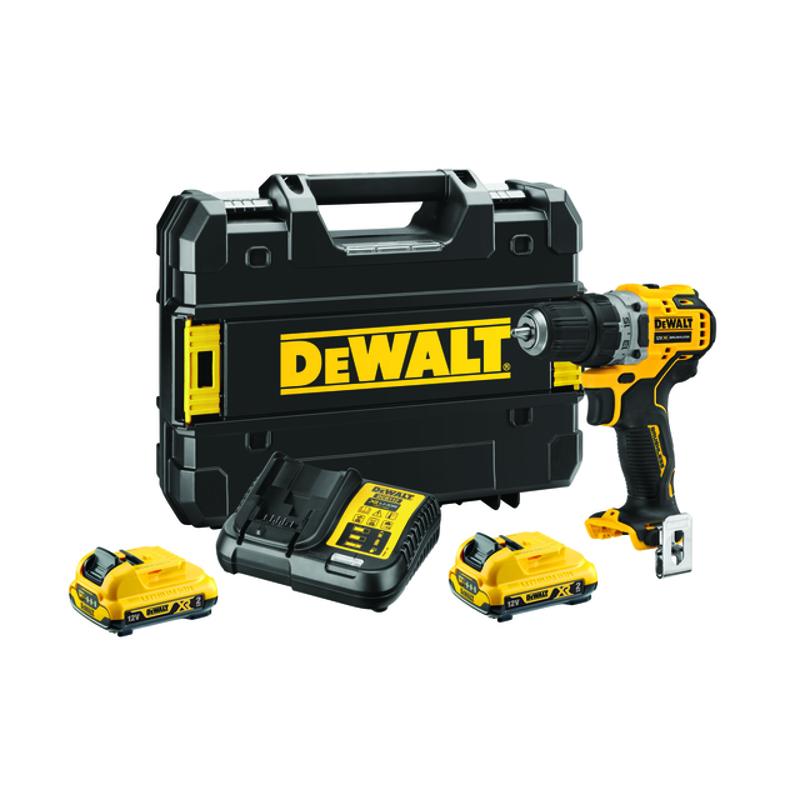 Аккумуляторная дрель-шуруповерт DeWalt DCD701D2-QW (58 нм, быстрозажимной, напряжение 12 в) в Костроме