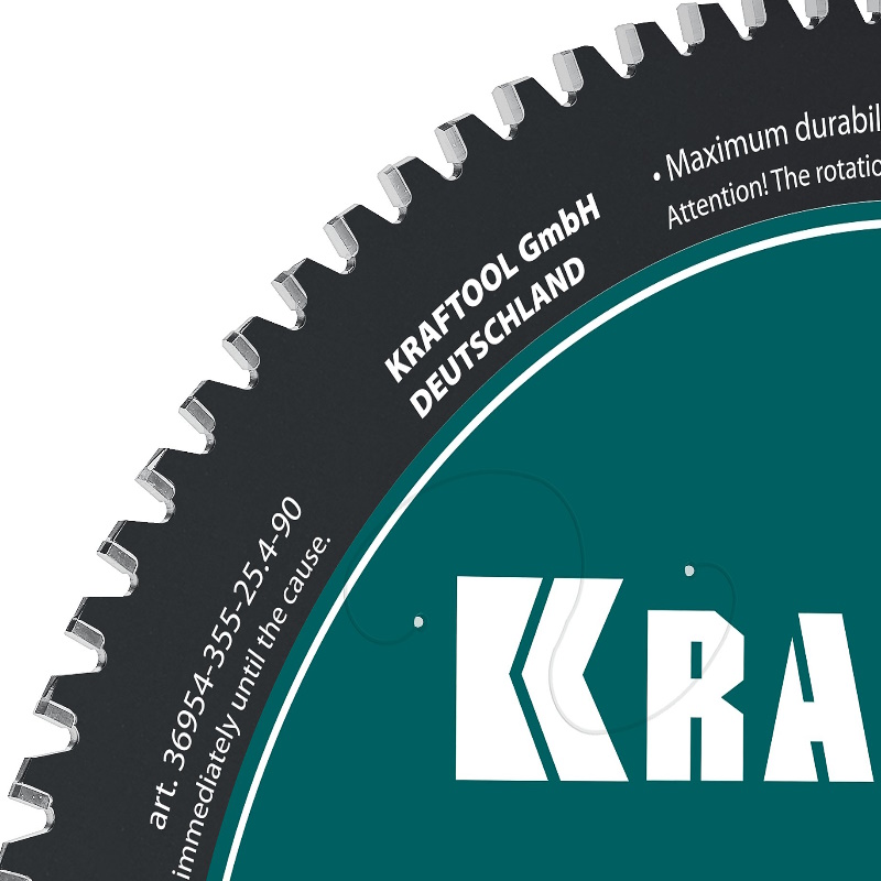 Диск пильный по металлу и стали Kraftool Metal Cut 36954-355-25.4-90, 355 х 25.4 мм, 90Т в Рыбинске