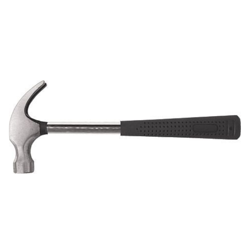 Молоток-гвоздодер Курс 44613 металлическая ручка резиновая рукоятка 29 мм 450 гр 802₽