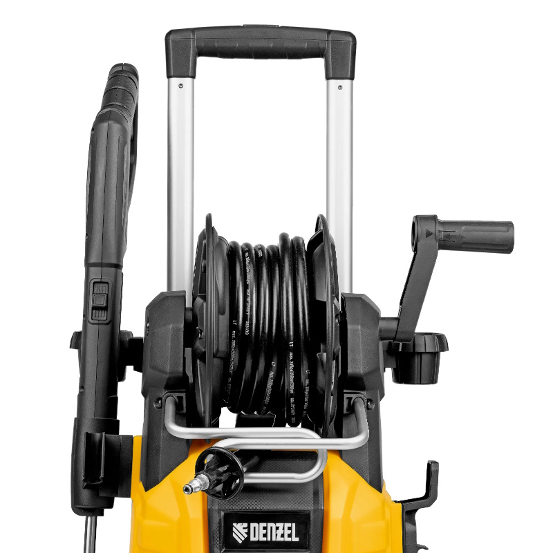Мойка высокого давления Denzel R-200D 58264, 200 бар, 2400 Вт, 420 л/ч, с барабаном в Череповце