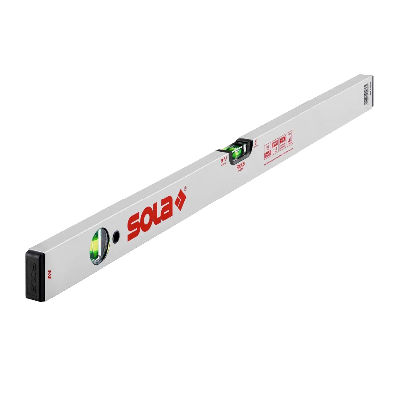 Уровень Sola AV 80 01111101, L = 80 см, 2 глазка, точность 0,5мм/м