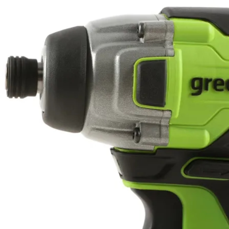 Винтоверт ударный аккумуляторный Greenworks GD24ID3 24V 3802807CUB, б/щет,0-2800об/мин,4000уд/мин,HEX 1/4, 300Нм,1x4Ач,ЗУ,кор в Ярославле