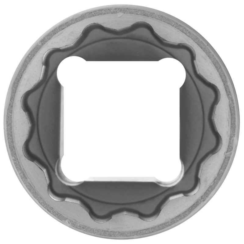Головка торцевая Stels 13665, 19 мм, 12-гранная, CrV, под квадрат 1/2", хромированная в Вологде
