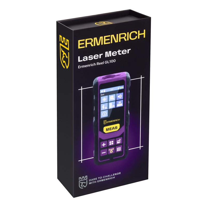 Лазерная рулетка Ermenrich Reel PRO GL100 84558 в Переславле