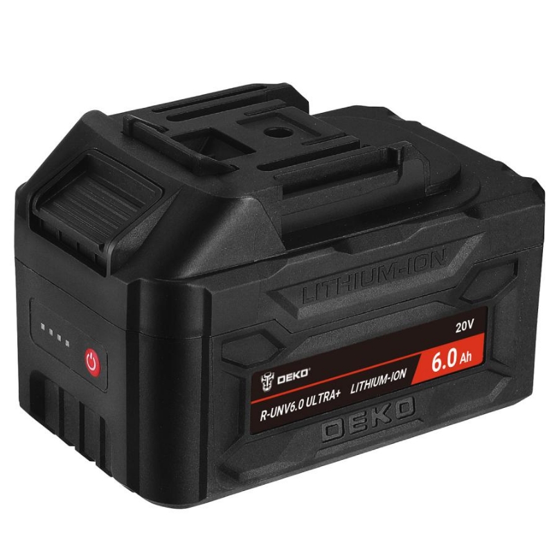 Аккумулятор Deko R-UNV6.0 ULTRA+ 083-1019, Li-ion, 20В, 6.0А*ч, с повышенной токоотдачей в Твери
