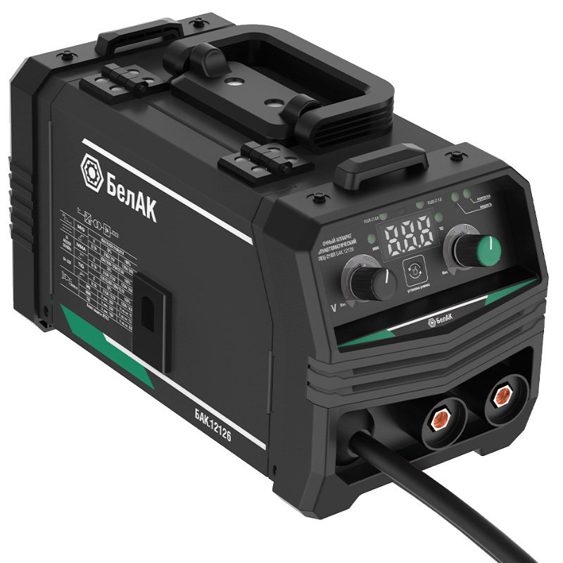 Сварочный аппарат БелАК ХРОМ-210П БАК12126 полуавтоматический 3 в 1 MMA MIG NO GAS TIG 5982₽