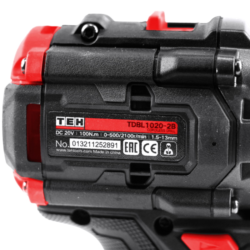 Дрель аккумуляторная Teh TDBL1020-2B, 20V в Рыбинске