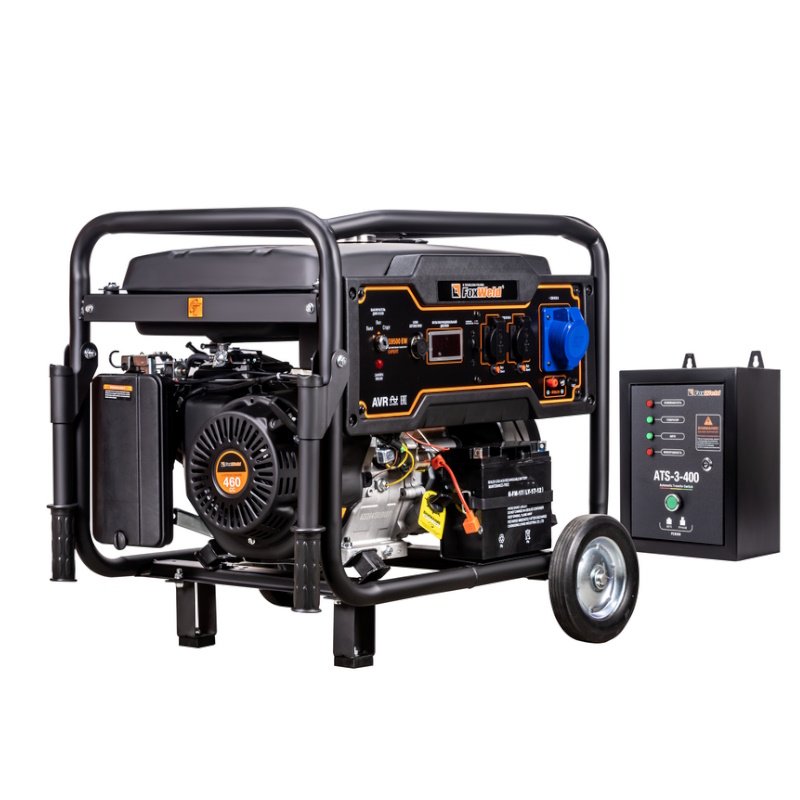 Бензиновый генератор FoxWeld Expert G9500 EW 8222 в комплекте с блоком автоматики 68774₽