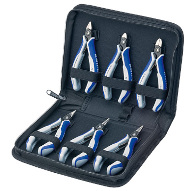 Набор прецизионного инструмента для электроники Knipex KN-002016P в футляре 6 предметов 73617₽