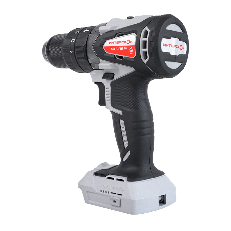 Аккумуляторная ударная дрель-шуруповерт Интерскол ДАУ-13/36В 90 (без АКБ и ЗУ) 860.0.0.70