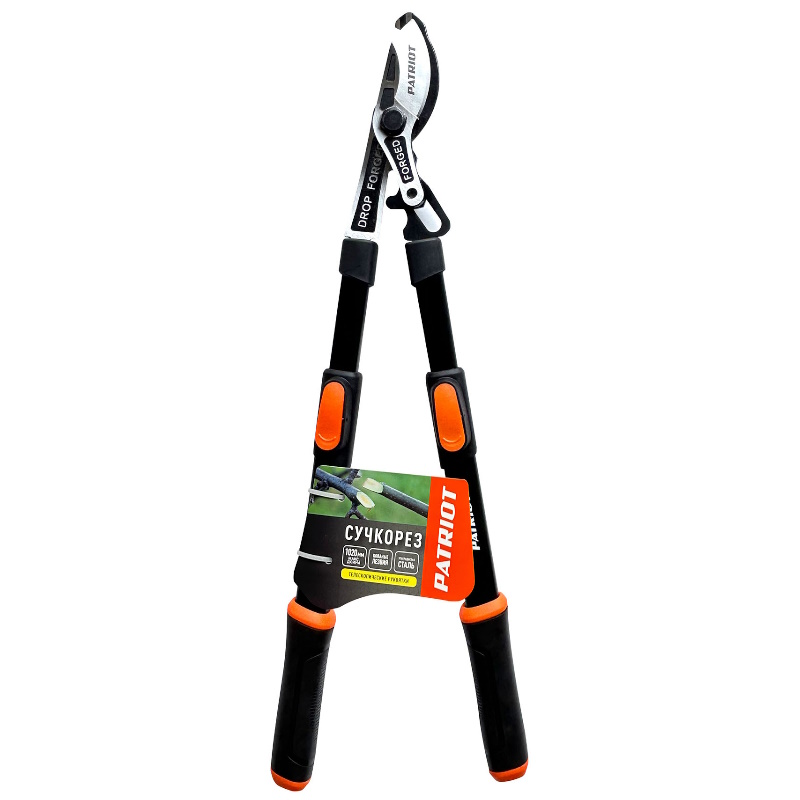 Сучкорез Patriot LBF 1020 T 777006740 плоскостной кованые лезвия усиленный механизм телескопручки PPTPR-рукоятки 1020 мм 2712₽