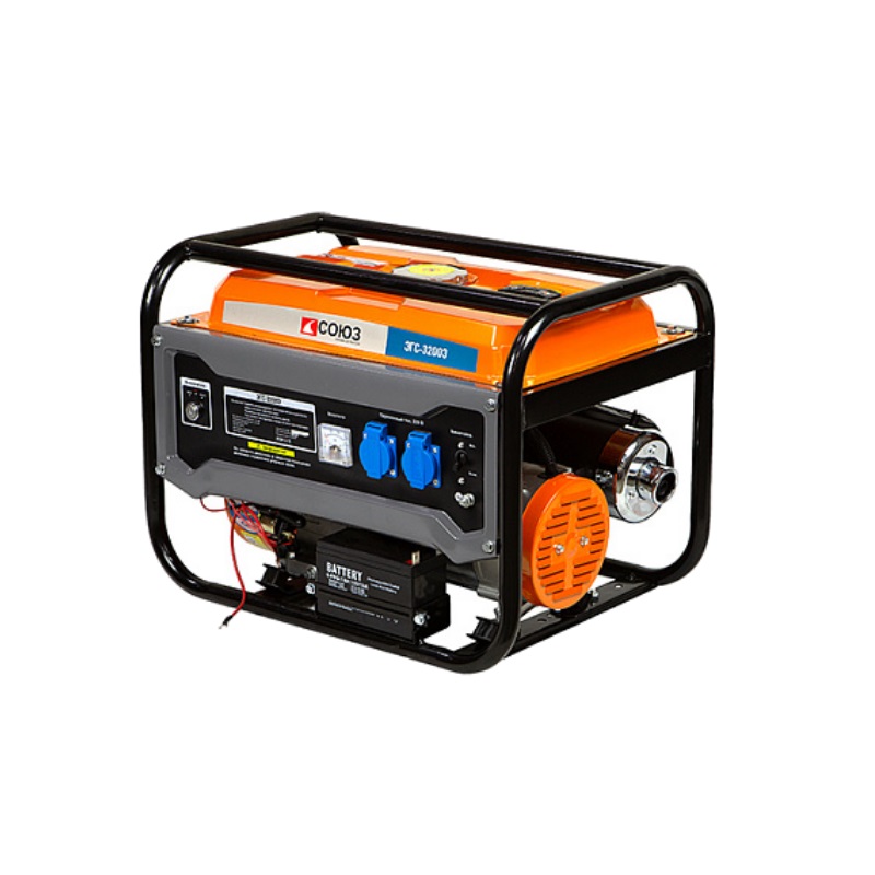 Бензогенератор Союз ЭГС-3200Э