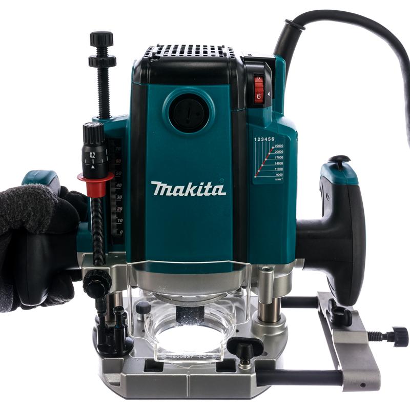 Фрезер Makita RP 2300 FC (универсальный тип, блокировка шпинделя, подсветка рабочей зоны, с оснасткой, коробка) в Иваново