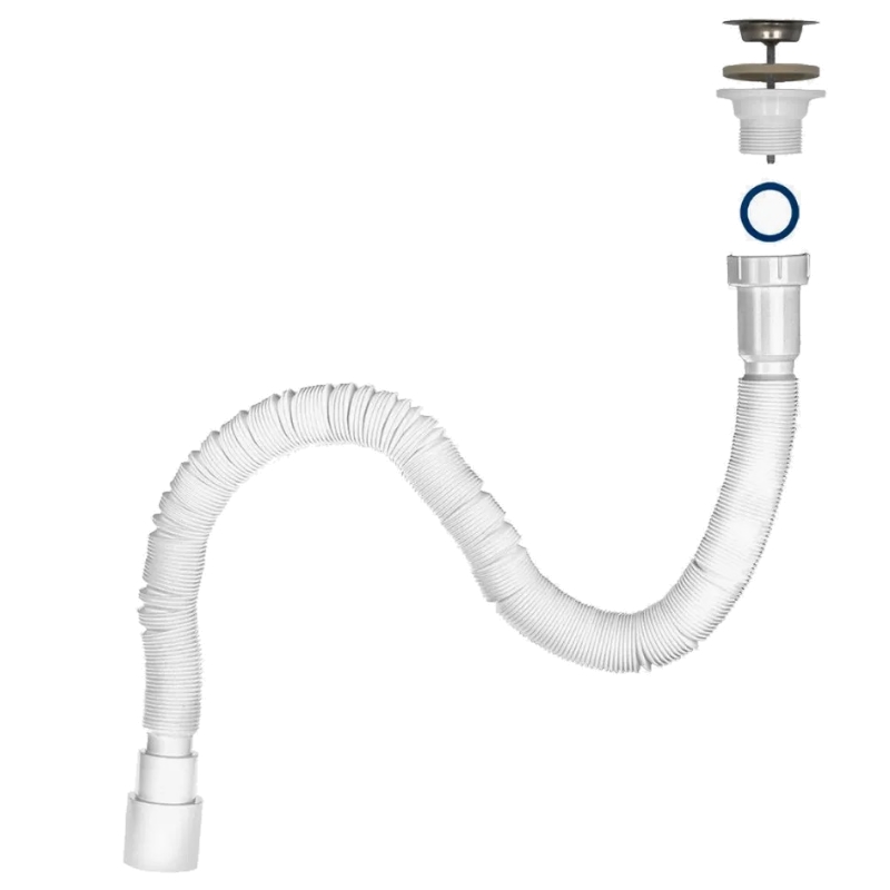 Гофросифон MasterProf 1400 мм 112 х 4050 УНИВЕРвыпс нерж решёткой 400₽