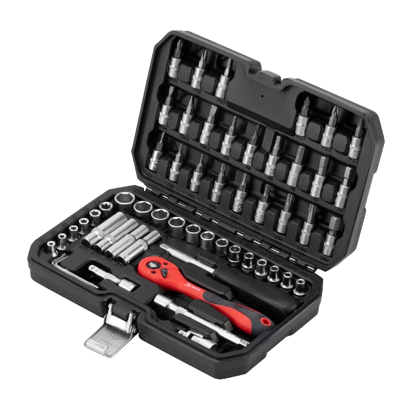 Набор инструментов MTX 135259 14 CrV пластиковый кейс 56 предметов 1418₽