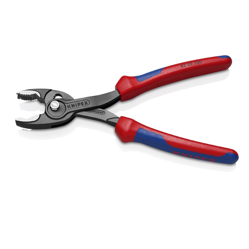 Клещи с фронтальным и боковым захватами Knipex TwinGrip KN-8202200, зев 4-22 мм, длина 200 мм, 2-комп ручки в Иваново
