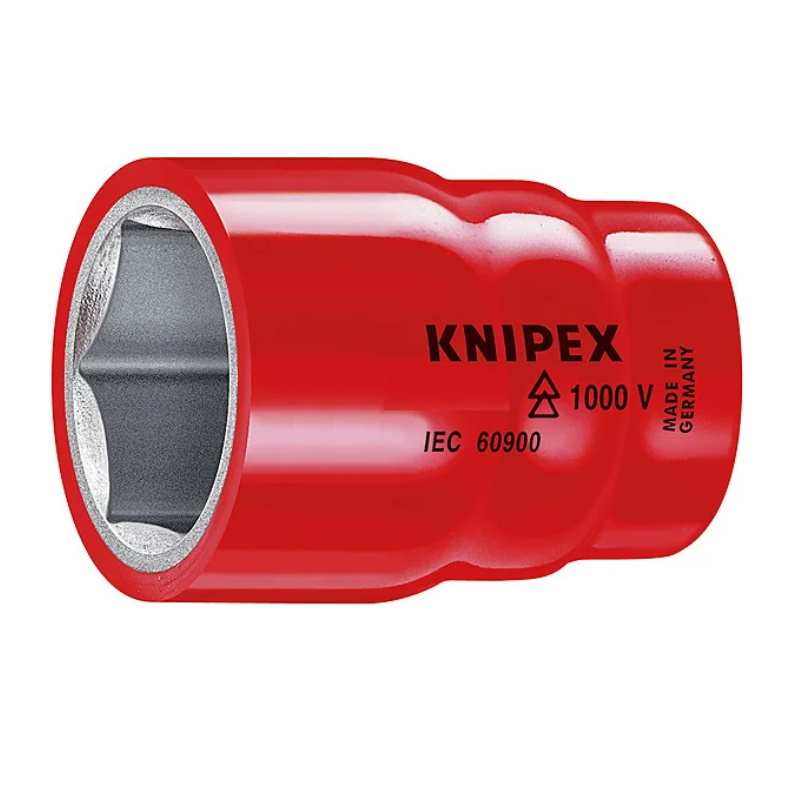 Головка торцевая Knipex KN-983712 VDE 3/8" 6-гранная, 12 мм, диэлектрическая в Муроме