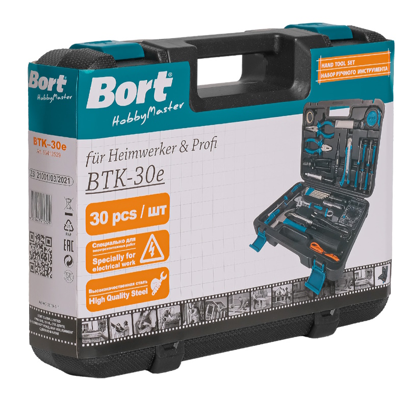 Набор ручного инструмента Bort BTK-30e 93412529 в Рыбинске