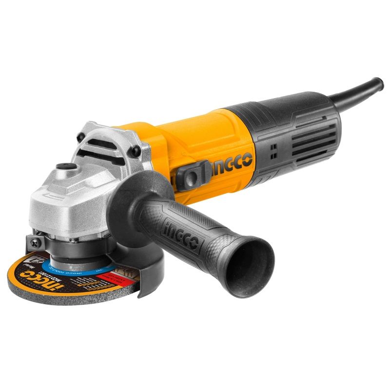 Угловая шлифмашина (болгарка) INGCO AG900285, 125 мм, 900 Вт, регулировка оборотов в Муроме