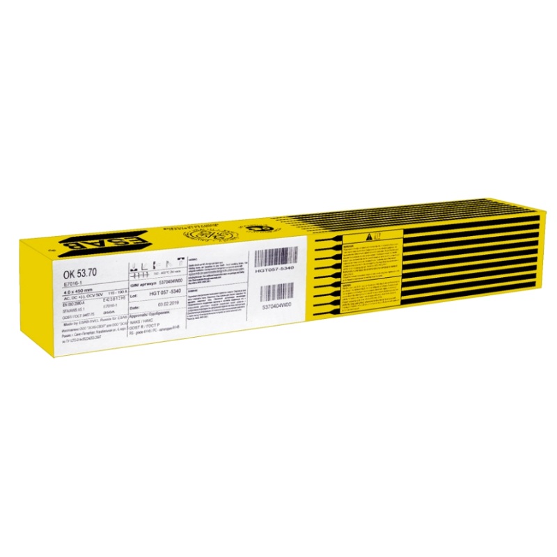 Сварочные электроды Esab OK 53.70 (4.0x450 мм, VacPac 3.8 кг) 5370404WV0 в Кинешме