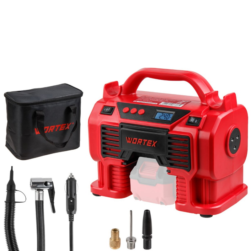 Аккумуляторный компрессор Wortex CTI 1810 ALL1 XLT SOLO 18 В 1325766 в коробке 11 бар 9360 лмин 5184₽