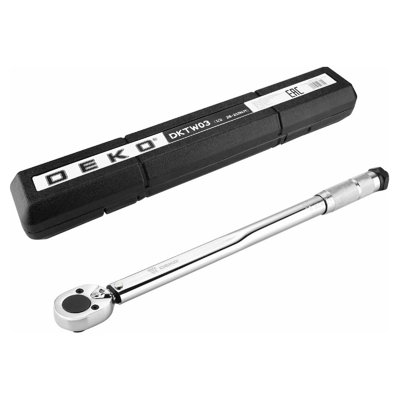 Ключ динамометрический Deko DKTW03, 065-0343, 1/2, 28-210 Нм в Коврове