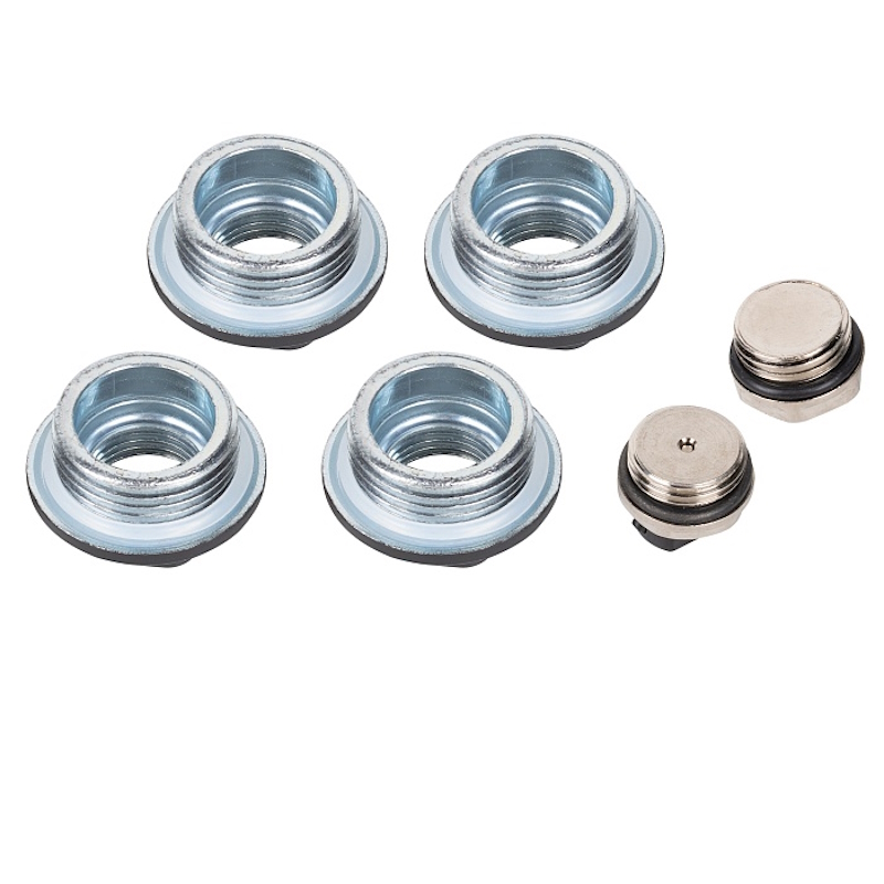 Комплект монтажный Royal Thermo НС-1614222, 1”х 1/2", черный в Угличе