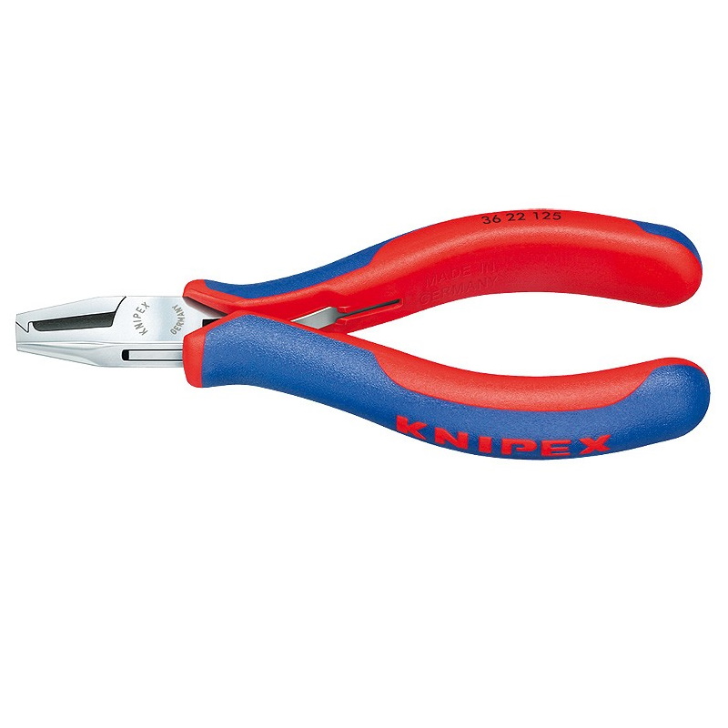 Плоскогубцы захватные монтажные для электроники для изгиба и обреза деталей Knipex KN-3622125 на 16 мм 125 мм 11518₽