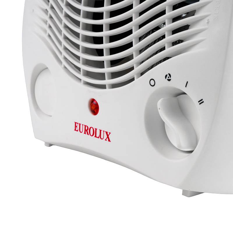 Маленький настольный тепловентилятор Eurolux ТВС-EU-1 (мощность 1800 вт, спиральный нагревательный элемент)