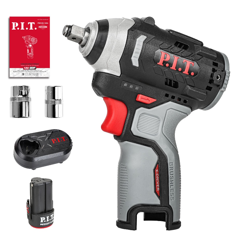 Гайковерт аккумуляторный P.I.T. PIW12K-120A/1 + Аккумулятор OnePower PK12-2.0 в подарок в Твери